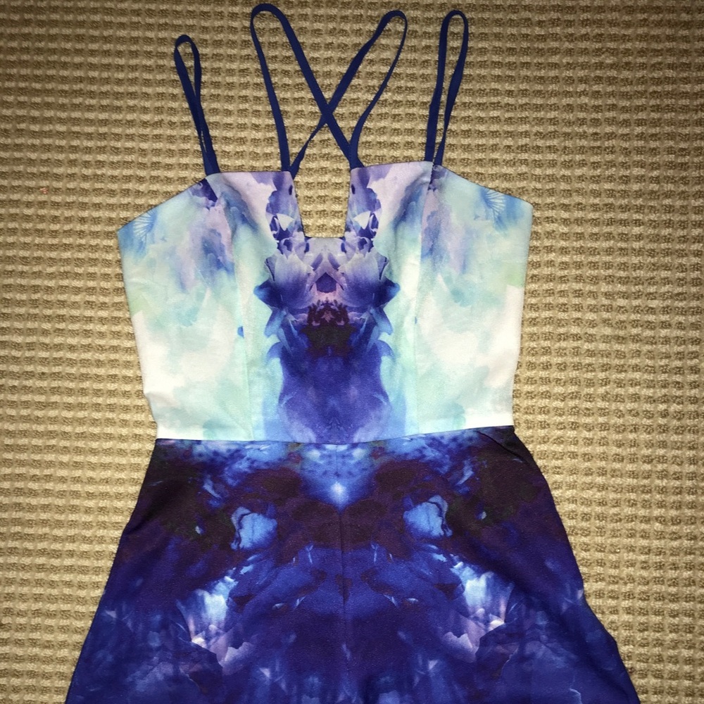 Patterned romper
